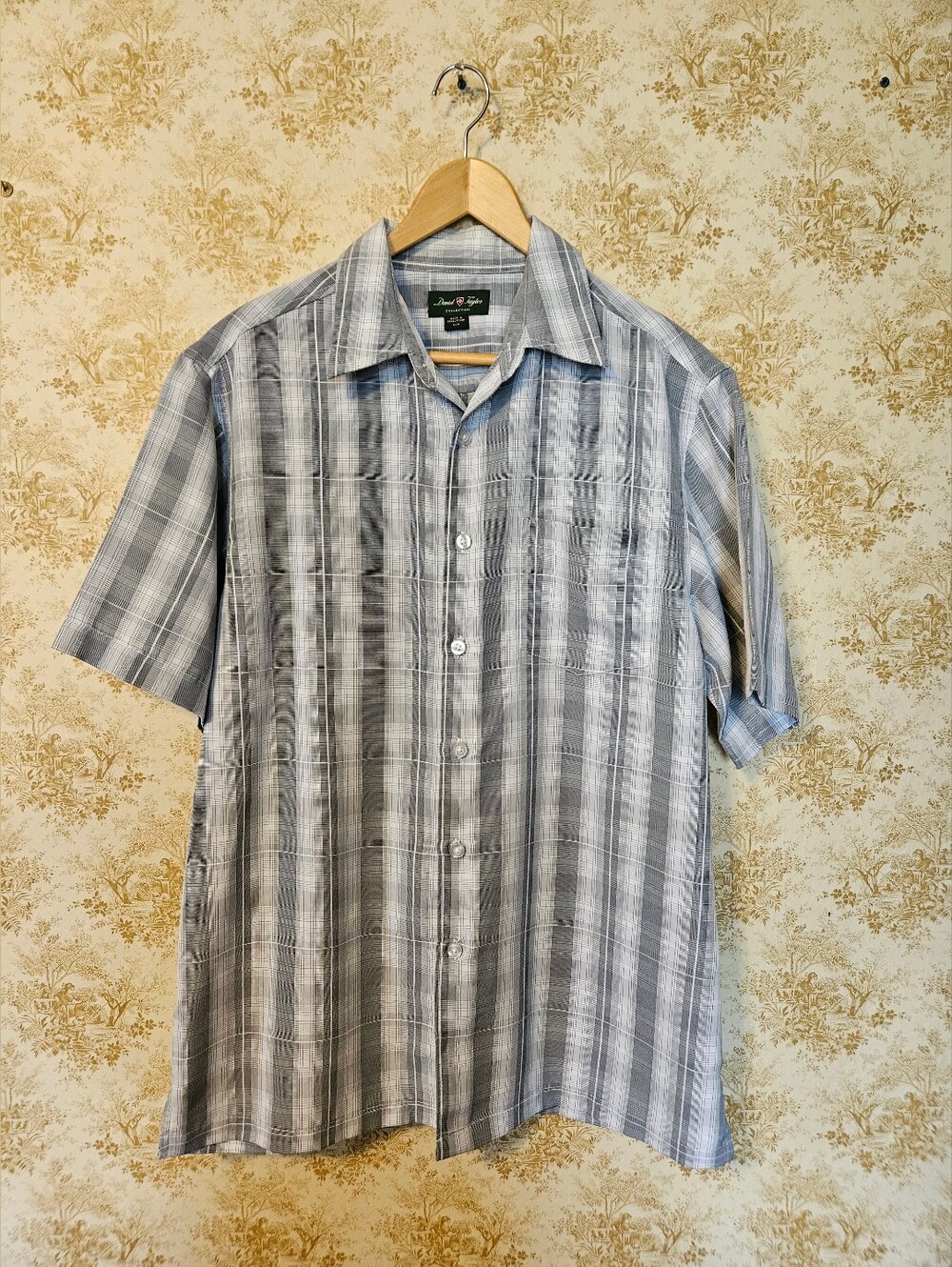 David Taylor Collection Short-sleeve Button-up Shirt
